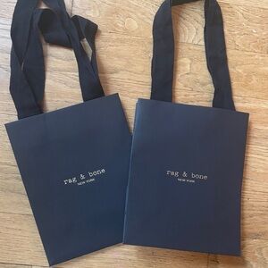 rag & bone shopping bags x 2